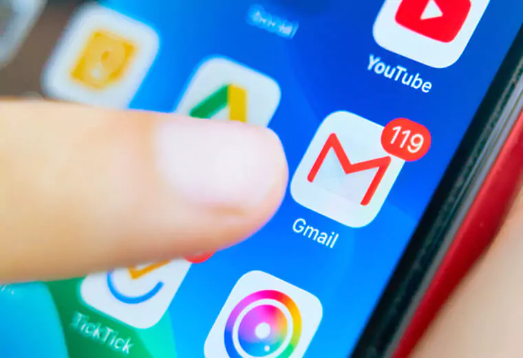 Gmail, youtube tiktok, adwords icons